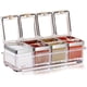 thumbnail image 1 of Uds tarro de especias de cocina caja de especias transparente contenedor de almacenamiento Sp, 1 of 5