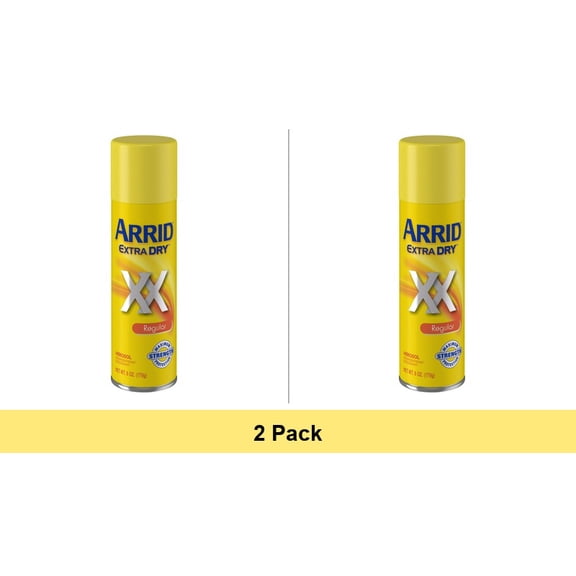 ARRID Extra Dry Anti-Perspirant Deodorant Spray Regular 6 oz Each - 2 Pack