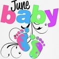 thumbnail image 3 of CafePress - June Baby Maternity T Shirt - Cotton Maternity T-shirt, Cute & Funny Pregnancy Tee, 3 of 4