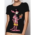 thumbnail image 1 of T-Shirt Graphique Décontracté Floral & Main Squelette pour Femmes - "Have the Day You Wait" Imprimé, Col Rond, Manches Courtes, Haut en Polyester Noir pour Printemps & Été, T-Shirts pour Dames, 1 of 8