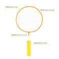 thumbnail image 2 of MLINS Assorted Color Badminton Racket Set for Kids with Balls Durable Lightweight Plastic Sports Use 4 Pcs, 2 of 8
