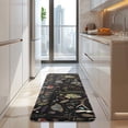 thumbnail image 4 of Colorful Mushroom Sketch Light Pattern Kitchen Rug Mat,Kitchen Runner Rugs Non Skid Washable,Decorative Kitchen Floor Mats for Kitchen,Sink,Laundry,17"x47.2", 4 of 7