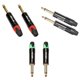 thumbnail image 1 of Conectores de audio Sunnimix Chapados en oro 1/4 Pulgadas 6,35 mm, 1 of 8