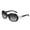 Black, variant on Oversized Vintage Sunglasses for Women, Polarized Oversized Fashion Vintage Eyewear for Driving Fishing - 100% UV Protection