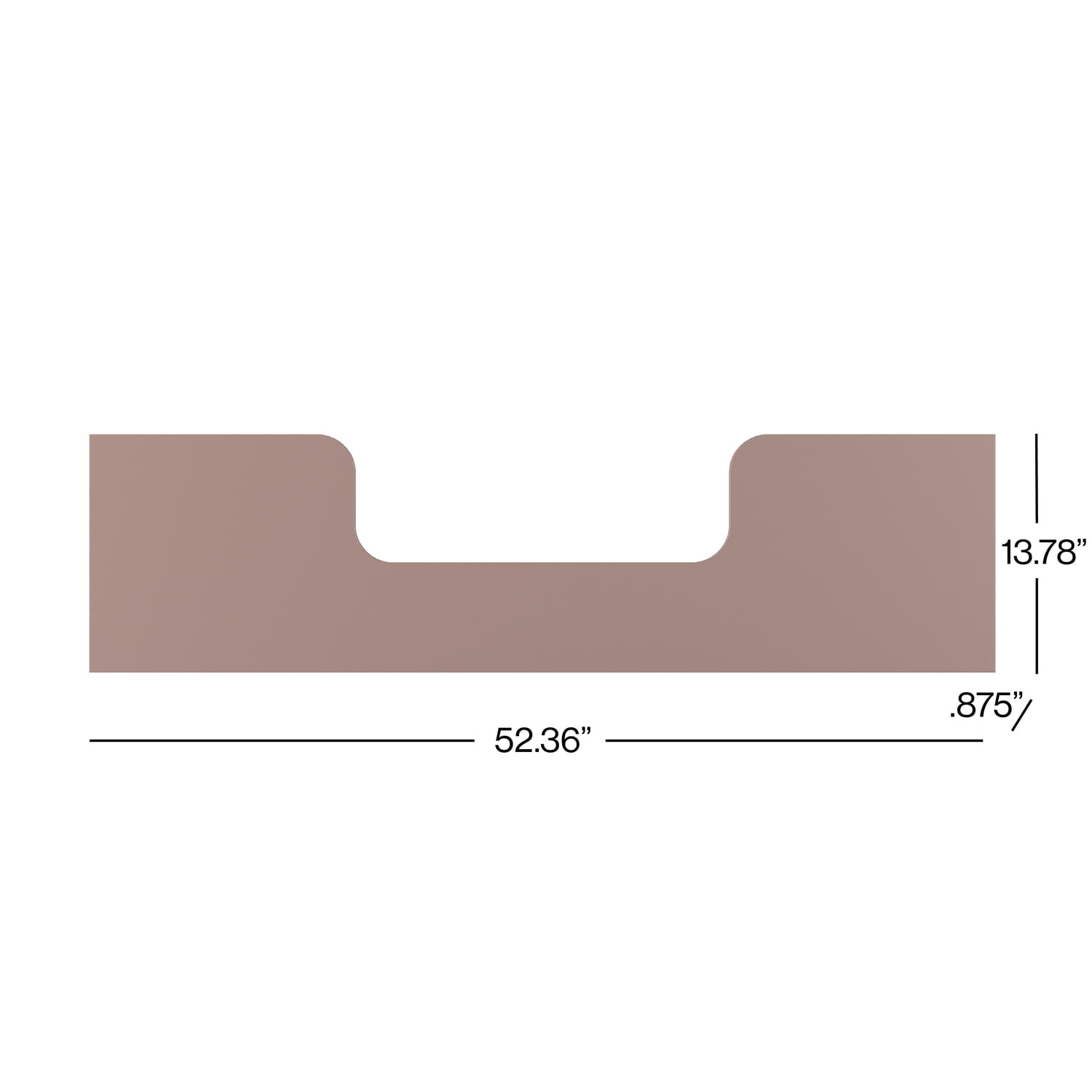Child Craft Toddler Guard Rail for Wynwood Crib Conversion, Durable MDF Construction, Rose Graphite