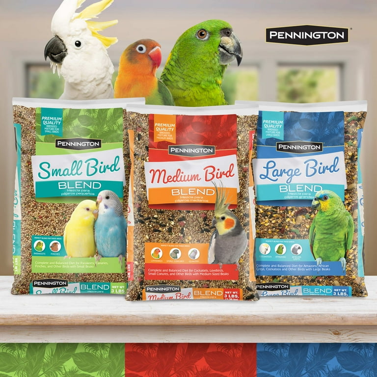 Pennington Medium Bird Everyday Blend Dry Bird Food for Cockatiels