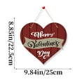 thumbnail image 3 of Valentine's Day Door Hanger Sign Featuring Heart Design and Warm Greetings for Your Home Valentine's Day Decorations, 3 of 5
