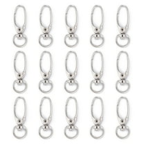 20 pc Iron Swivel Snap Hooks Clasps Jewelry Findings Platinum 37x13.5mm Hole: 10x5mm