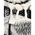 thumbnail image 5 of Unique Loom Cherokee Collection Area Rug - Asheville (2' x 8' Runner Charcoal/Ivory), 5 of 8