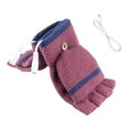 thumbnail image 2 of 10uds. Guantes Térmicos Eléctricos Manoplas De Carga USB para Escalada Senderismo (Mujeres) Frijol Rojo Rojo, 2 of 2