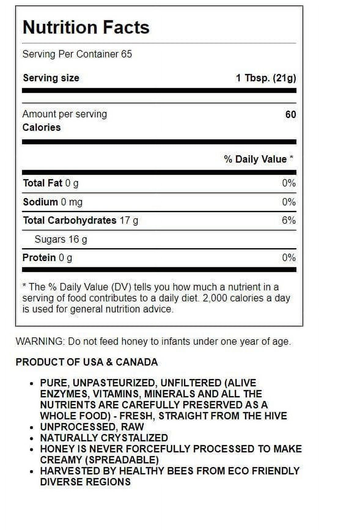 Y.S. Eco Bee Farms Raw Honey, 3.0 lbs (1,360 g)