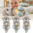 thumbnail image 4 of Breathing Movement Soothing Sleeping Otter Toy Musical Stuffed Baby Toy, 4 of 4