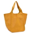 thumbnail image 1 of Large Capacity Tote Bag, Retro Style Faux Leather Handbag With Front Pocket For Work & Travel, 1 of 5