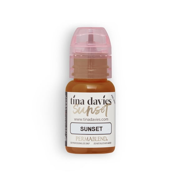 Maquillaje permanente para cejas Tina Davies Sunset Pigment 15ml
