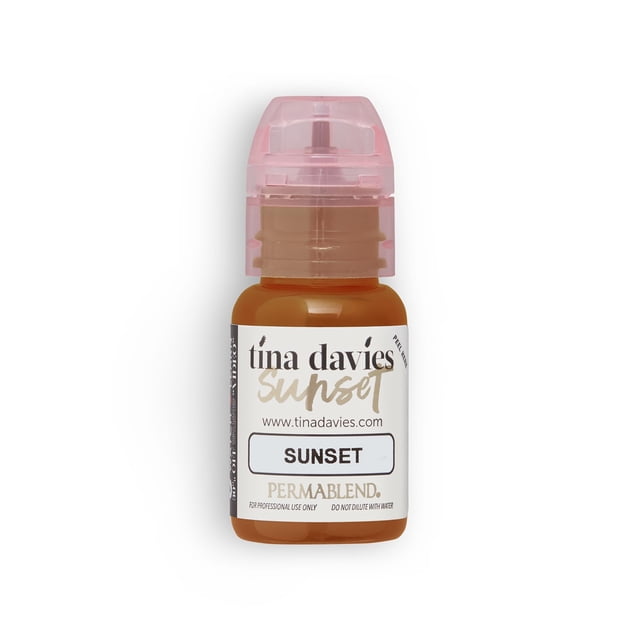 Maquillaje permanente para cejas Tina Davies Sunset Pigment 15ml