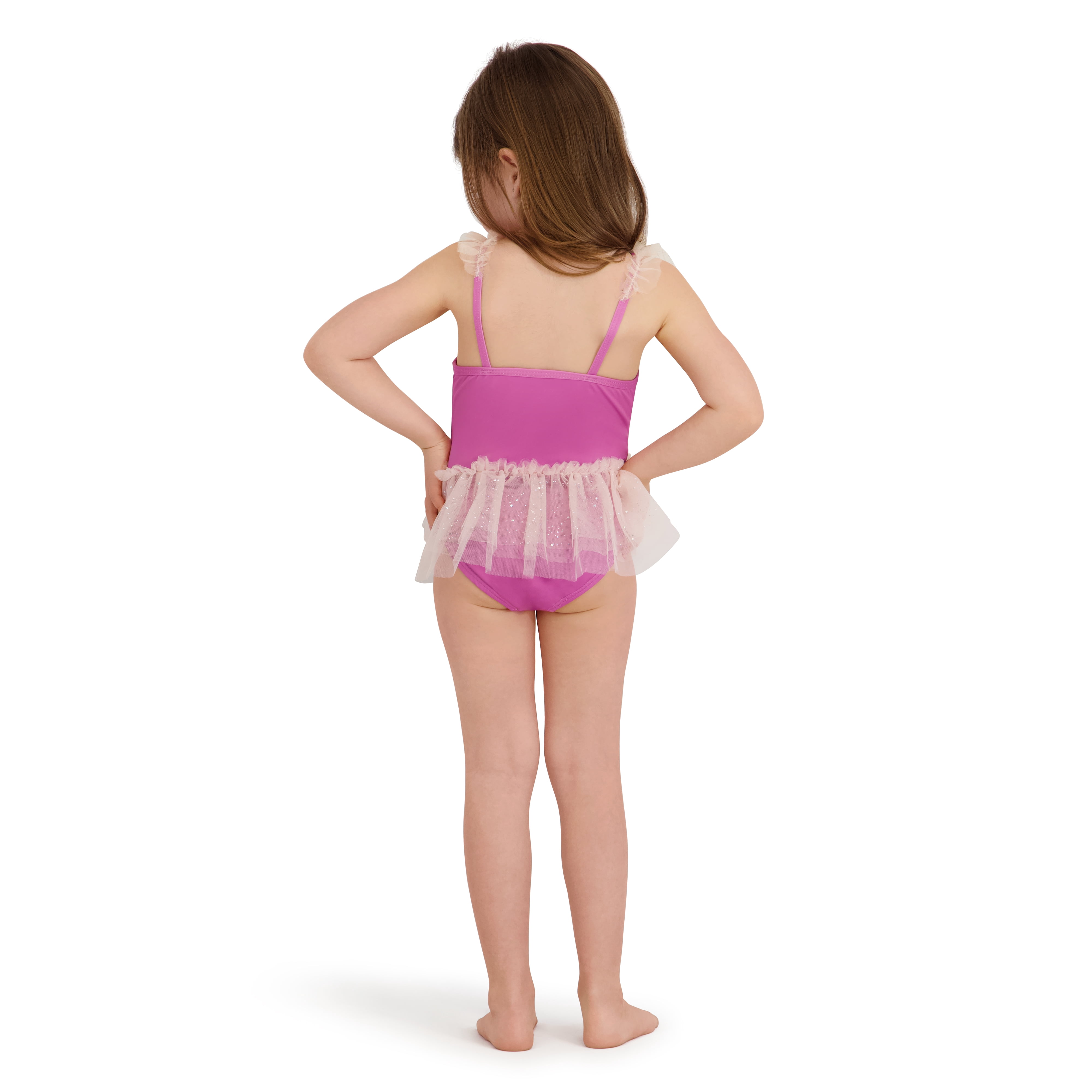 Character Toddler Girl One-Piece Swimsuit, Sizes 12M- 5T
