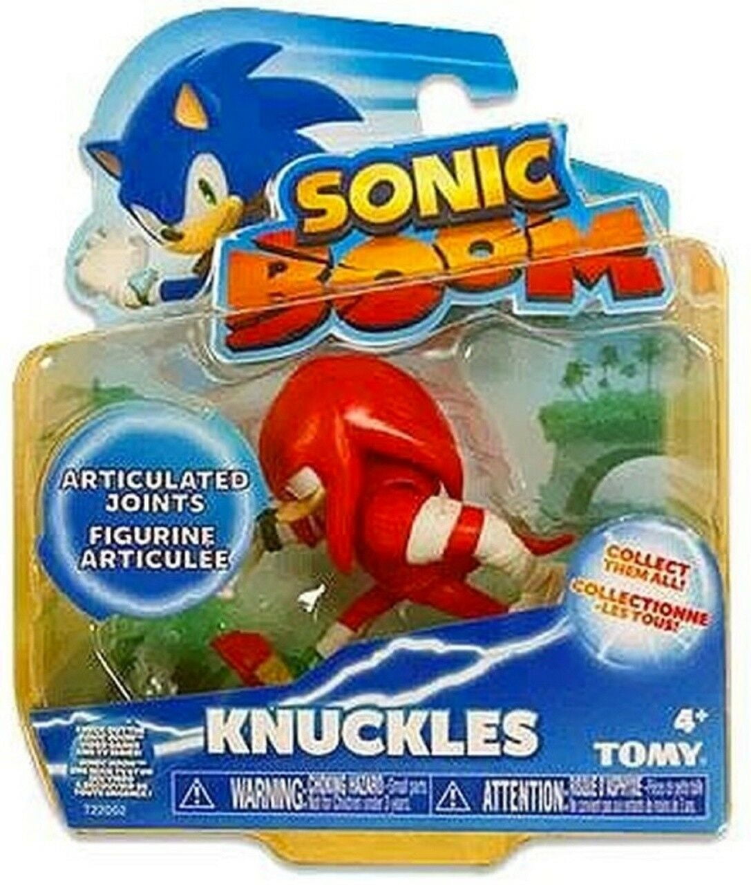 Sonic Boom 3 Inch Plastic Figure Toy Knuckles