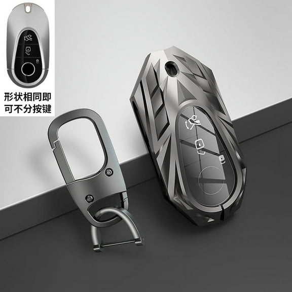 Zinc Alloy car accessories Remote Key Fob Case Cover Shell For Mercedes Benz W223 Class S300 S350 S450 S500 2020 2021 key chains