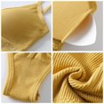 thumbnail image 3 of Women's Soft Padded Bralette Lingeire Set Sports Bra Sets 3 pcs, 3 of 4