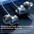 thumbnail image 4 of Bearachild Auriculares compatibles con Bluetooth, recargables, impermeables, a prueba de sudor, de baja demora, juegos HIFI, auriculares internos Cables de audio/vídeo Negro, 4 of 6