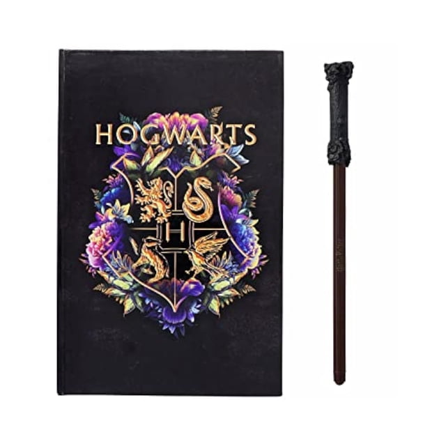 Diario de Harry Potter Hogwarts con bolígrafo de varita