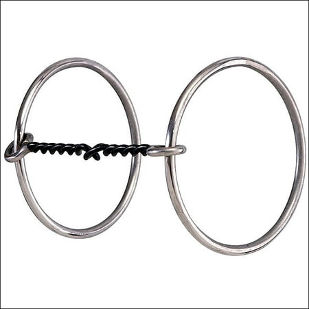 HILASON STAINLESS STEEL RING HORSE BIT SWEET IRON TWISTED WIRE SNAFFLE MOUTH