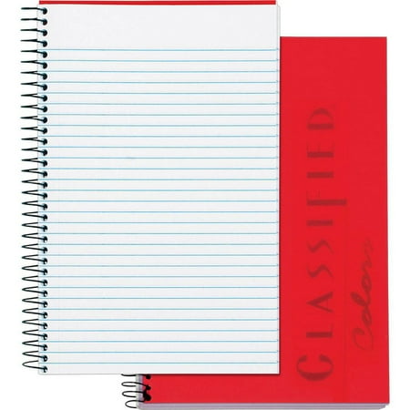 UPC: 0025932735059 | TOPS Classified Business Notebooks – 100 Sheets – Coilock – 20 lb Basis Weight – 5 1by2  x 8 1by2  – White Paper –