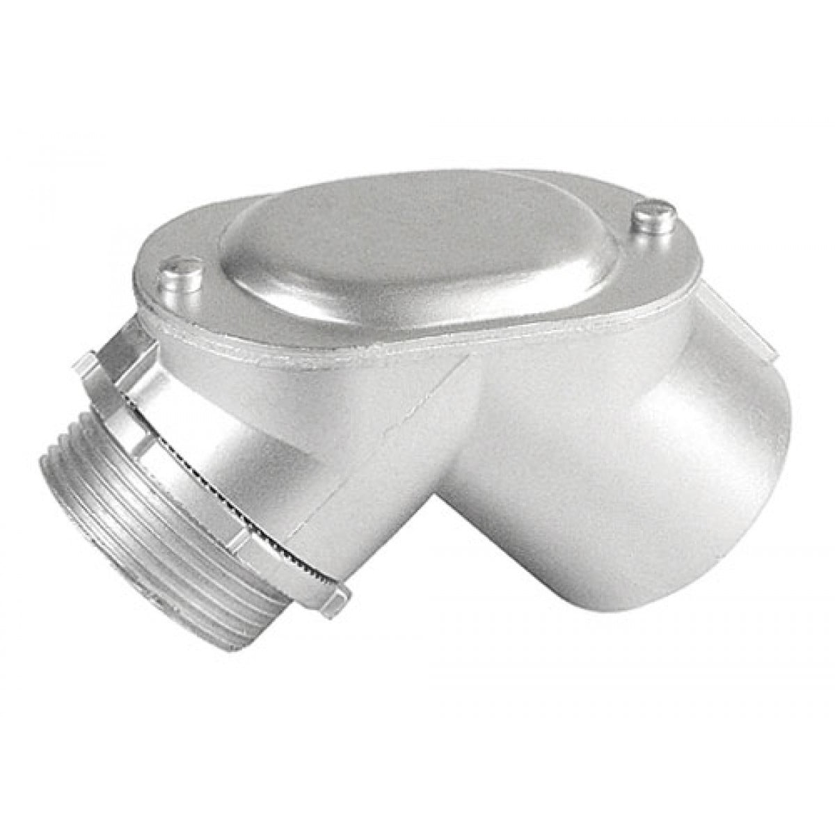 1 Pc, 3/4 In. Die Cast Zinc 90 Degree Pull Elbow w/Rubber Gasket for