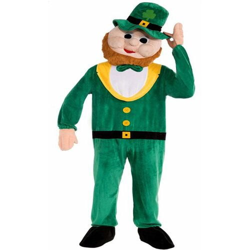 LEPRECHAUN MASCOT MENS COSTUME-Up to 42 LEPRECHAUN MASCOT MENS COSTUME-Up to 42