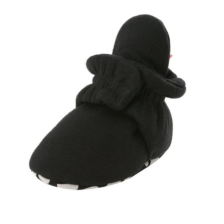 

EFGYYF First Walking Shoe Baby Girls Boys Soft Booties Snow Boots Toddler Warming Prewalker First Walkers Shoes Black 0-6 Months