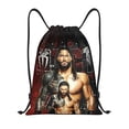 thumbnail image 1 of Roma-n Wres-Tler Reig-n Drawstring Bag Gym Sackpack Beach Sport Yoga Backpack, 1 of 8