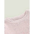 thumbnail image 5 of hirigin Kids Baby Knit Sweaters, Cute Long Sleeve Round Neck Confetti Pullover Jumper Tops, 5 of 9