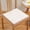 White_Hot#19606, variant on Dining Chair Seat Cushion 16x16 with Ties, Washable Linen Cover, Thick Sponge Pad for Kitchen, Office and Restaurant Chairs