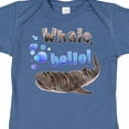 thumbnail image 4 of Inktastic Whale, Hello Cute Whale Shark with Bubbles Boys or Girls Baby Bodysuit, 4 of 5