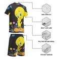 thumbnail image 4 of Looney Tunes Tweety Boys T-Shirt And Shorts Outfit Set Athletic Short Sleeve Tee Mesh Shorts Set for Kids, 4 of 8
