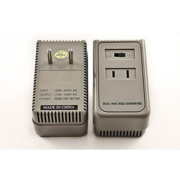 Simran 1875 Watts International Travel Voltage Converter For 110V USA Products In 220V/240V Countries. Ideal for Hair Dryers, Phone, iPod, Camera Chargers and Shavers Etc. Model SM-1875