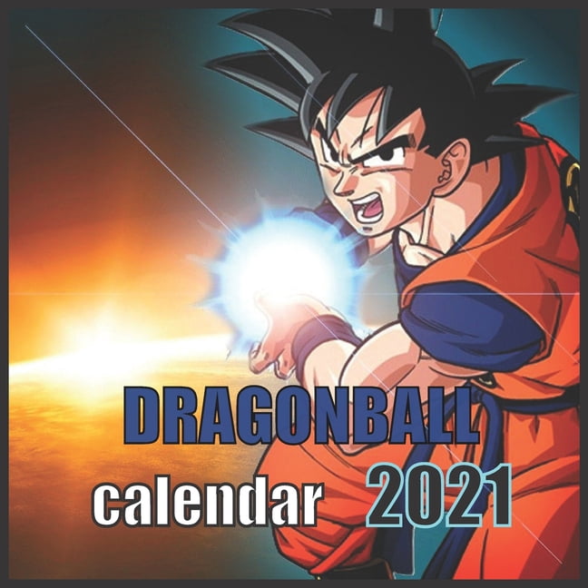 DRAGONBALL calendar 2021 : DRAGONBALL calendar 2021/2022 16 MONTHS 8.5X8.5 Glossy (Paperback)