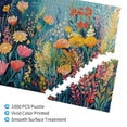 thumbnail image 3 of 1000 PCS Colorful Flower Clusters 1000 Piece Puzzle For Adults,Unique And Beautiful Design,Vintage Style Adults Wooden Jigsaw Puzzles,Great For Relaxation And Display For Puzzle Enthusiast, 3 of 6