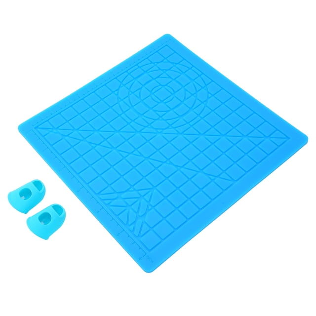 Almohadilla de plantilla de silicona, tapete de diseño 3D, herramientas de dibujo de pluma D duraderas, tapete de diseño de silicona probado profesionalmente