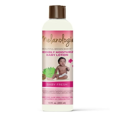 Melanologie Incredibly Moisturizing Baby Lotion, Baby Fresh, 12 Oz