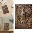thumbnail image 2 of Liquidation! A5 (5.5 Pouces X 8.3 Pouces) Journaux Embossés Carnet Vintage Rétro Cuir Bronze Journal 100 Feuilles Papier Couverture Rigide Bloc-Notes de Voyage pour Écrire Carnet de Croquis Collection Cadeau Décoration Taille Unique Vert, 2 of 6