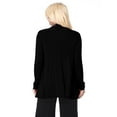 thumbnail image 4 of MOA COLLECTION Women's Solid Casual Lightweight Long Sleeve Loose Fit Knit Sweater Cardigan, 4 of 5