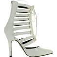 thumbnail image 2 of Eye Candie Timeless-012 Women's Pointed Toe Lace Up Stiletto Heels, 2 of 4