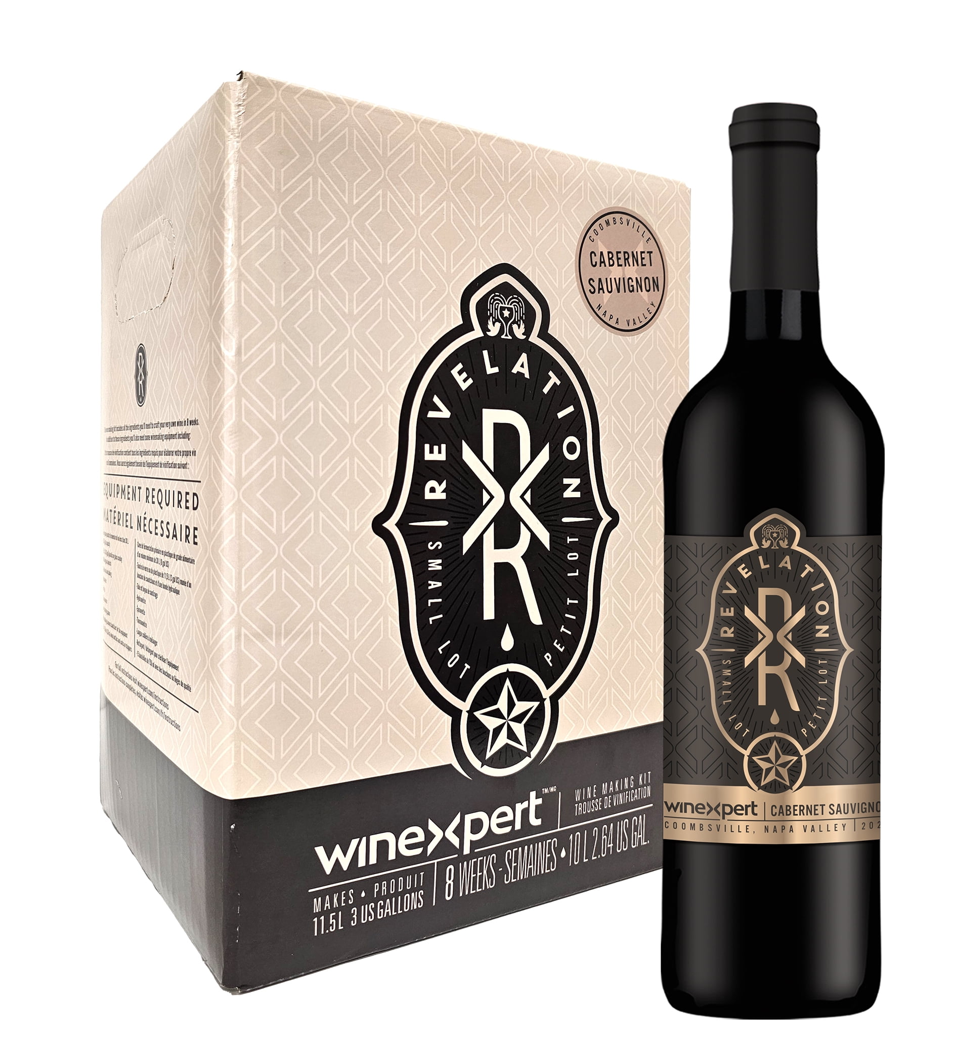Winexpert Revelation Napa Cabernet Sauvignon 3 Gallon (Limited) Wine Ingredient Kit