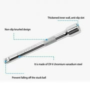 Tizuqe 4Pcs 1/4inch 3/8inch Drive Socket Ratchet Wrench Long Extension Rod Steering