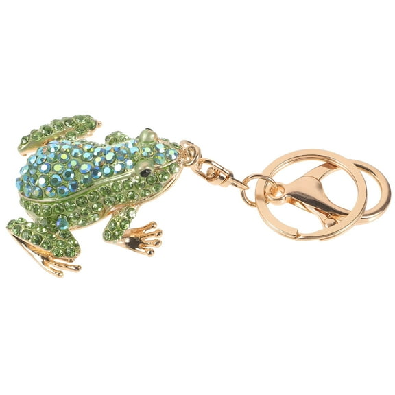DESIGNICE Frog Keychain Key Ring Key Chains Women Friend Gifts Sparkly Purse Pendants Backpack Charms