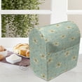 thumbnail image 4 of Floral Lounger Chair Bag, Continuous Flowers Print in Fresh Pastel Tones, High Capacity Storage with Handle Container, Lounger Size, Mint Green Pale Yellow, by Ambesonne, 4 of 5