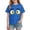 Blue, variant on Eltusu Cotton T-Shirts for Boys, Summer Cute Funny Crew Neck Grphic Tee with Short Sleeve Red Size 6 T