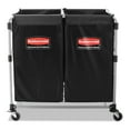 thumbnail image 2 of Rubbermaid Collapsible X-cart, Steel, Eight Bushel Cart, 24.1w X 35.7d X 34h, Black/silver, 2 of 2
