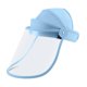 thumbnail image 4 of Protector facial ergonómico reutilizable para mujeres y hombres con protección contra salpicaduras Azul, 4 of 9